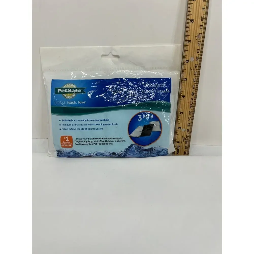 Petsafe Drinkwell Premium Replacement Carbon Filters PAC00-13070 3-Pack